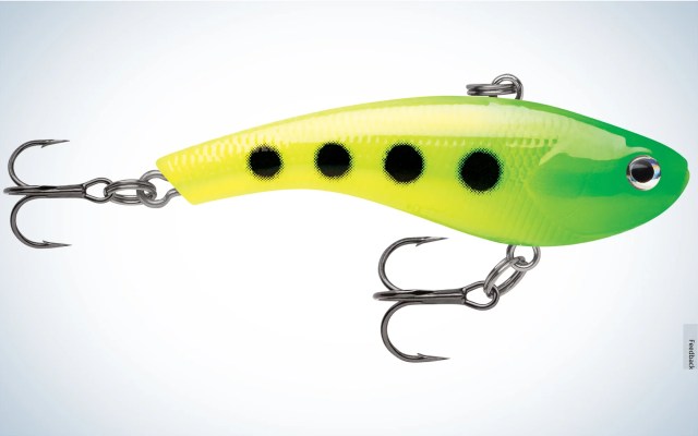 Il Rapala Slab Rap è una delle migliori esche per la pesca sul ghiaccio.